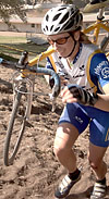 Rachel Lloyd making the runup look easy